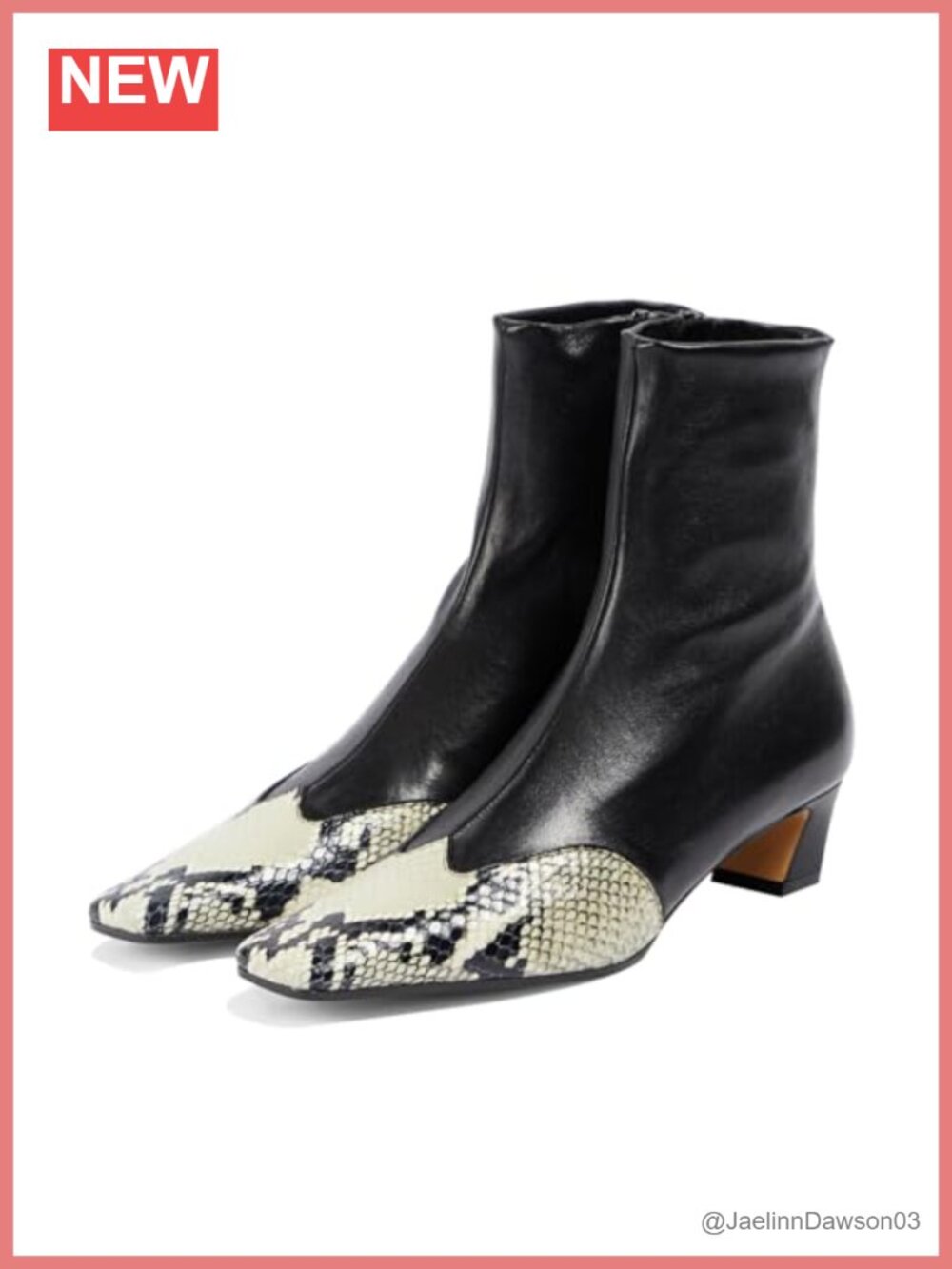 Women's Ankle Boots Kitten Block Heel Square Toe Faux Leather Suede Booties